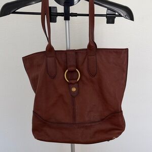 Frye Brown leather satchel